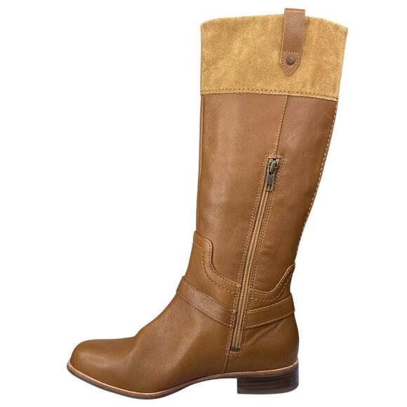 NWOT UGG Women’s Olinda Brown Leather Riding Boot Size US 7 - Picture 2 of 12